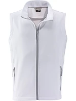 Daiber JN 1128 Pánská 2-vrstvá promo softshellová vesta 02.1128 white/white Daiber JN 1128 Pánská 2-vrstvá promo softshellová vesta 02.1128 white/white