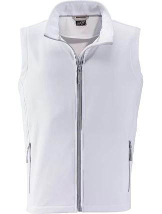 Daiber JN 1128 Pánská 2-vrstvá promo softshellová vesta 02.1128 white/white Daiber JN 1128 Pánská 2-vrstvá promo softshellová vesta 02.1128 white/white