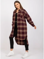 Dámská košile EM-KS-003/06.38X-maroon Dámská košile EM-KS-003/06.38X-maroon