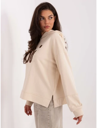 IT BL mikina H2314.26 světle béžová