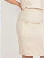 Sukně LK SD 506697.95 béžová