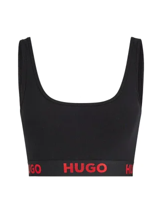 BOSS Dámská sportovní podprsenka Sporty Logo 50469631-001 - HUGO BOSS Dámská sportovní podprsenka Sporty Logo 50469631-001 - HUGO