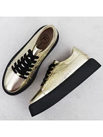 Dámské polobotky W PAW546B černo-zlaté - Filippo