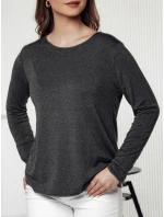 Dámská halenka LUCERIA s přívěskem v grafitové barvě FashionStreet RY2675