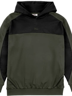 Pánská mikina Fila Rivoli olive-black FAM1121 63185 pánské
