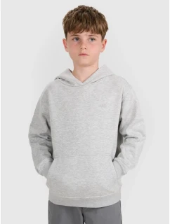 Chlapecká nepruhovaná mikina s kapucí 4F 4FJWMM00TSWSM1860-25M