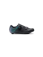 Cyklistické boty NORTHWAVE Core Plus 2 Wmn – černé/modré, dámské Cyklistické boty NORTHWAVE Core Plus 2 Wmn – černé/modré, dámské