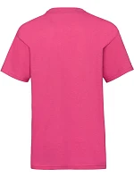 Fruit of the Loom Kids Valueweight T Dětské tričko 16.1033 fuchsia