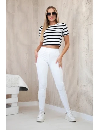 Džínové kalhoty bílý Džínové kalhoty bílý