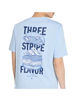 Pánské tričko adidas Burger Flavor Graphic světle modré KT9731