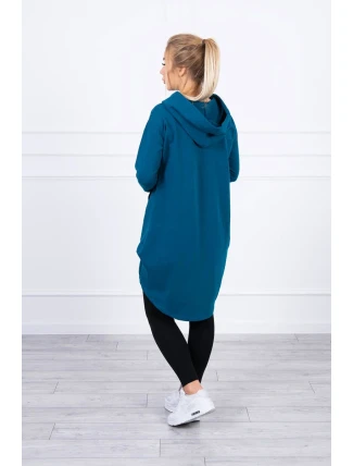 Mikina s dlouhými zády a kapucí Marine