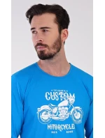 Pánské pyžamo dlouhé Motocykl