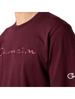 Pánské tričko Champion SS Tee maroon 220273 RS522 pánské Pánské tričko Champion SS Tee maroon 220273 RS522 pánské