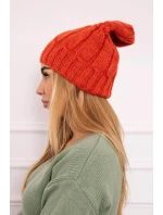 Fleecová čepice Iwona K221 červená