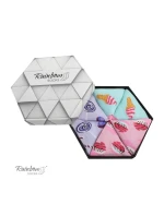 Duhové Rainbow Socks Ponožky Sladkosti V Krabičce 3 Párů