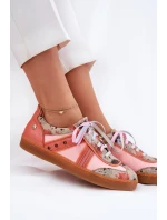 Dámské Kožené Tenisky Maciejka 06840-18 Oranžové