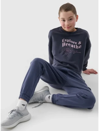 Dívčí cropped mikina 4F