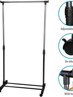 Šatní skříň šatní skříň 78x41x93-158CM ALPINA