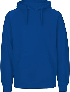Neutral O 63101 Pánská mikina s kapucí z bio bavlny 77.6311 royal