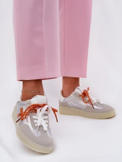 Nízké Dámské Sportovní Boty Stříbrné Zelevelis