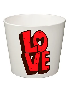 LOVE (VERZE 4) - malý květináč 