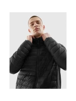 Pánská péřová bunda 4FAW23TDJAM239 20S Černá - 4F