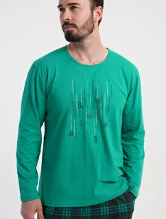 Pánské pyžamo dlouhé Tetris