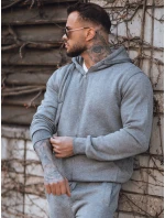 FashionStreet pánské tmavě šedé tepláky AX0735
