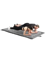 Šedá skládací gymnastická matrace 2400x1200x50mm HMS MGS01 Šedá skládací gymnastická matrace 2400x1200x50mm HMS MGS01