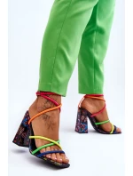 Módní sandály na vysokém podpatku Vícebarevné Josette