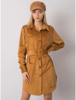 Šaty DHJ SK 10333.12P velbloud Šaty DHJ SK 10333.12P velbloud