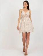 TW SK BI 8971 šaty.99 béžová TW SK BI 8971 šaty.99 béžová