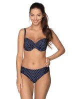 Dámská plavková podprsenka KKP020 Niue, bílo/modrý puntík - Gaia