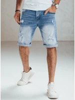 Pánské modré džínové šortky FashionStreet SX2560 Pánské modré džínové šortky FashionStreet SX2560