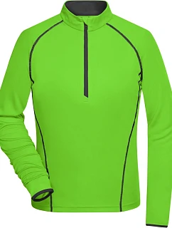 Daiber JN 497 Dámské funkční tričko s dlouhým rukávem 02.0497 bright green/black