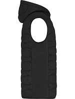 Daiber JN 1328 Pánská strečová fleecová vesta 02.1328 black/black