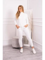 Dvoudílný svetrový set alpaka ecru Dvoudílný svetrový set alpaka ecru