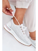 Kožené Lehká Polobotky Dámské Artiker 54C1758 Bílé