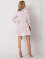 Šaty 123 SK 187576.41P bílá a červená Šaty 123 SK 187576.41P bílá a červená