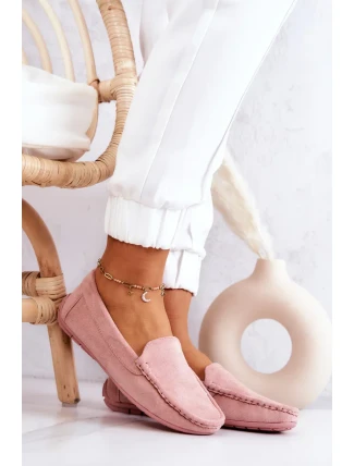 Dámské Semišové Mokasíny růžove Morreno