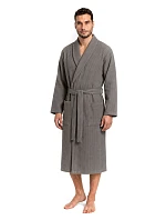 Pánský vaflový župan Vestis Saimaa Organic Grey