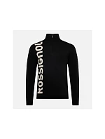 Pánský svetr ROSSIGNOL SIGNATURE HZ SWEATER, černý Pánský svetr ROSSIGNOL SIGNATURE HZ SWEATER, černý