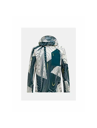 Pánská mikina PEAK PERFORMANCE M Freelight Aop Polartec Alpha Hood, vícebarevná Pánská mikina PEAK PERFORMANCE M Freelight Aop Polartec Alpha Hood, vícebarevná