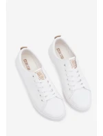 Dámské tenisky z eko kůže Big Star TT274001 Bílé