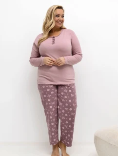 Pohodlná pyžama pro plnoštíhlé model 221186 Forever Pink