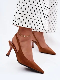 Sandály na podpatku model 228958 Step in style