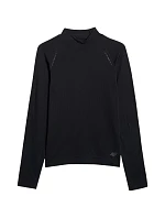 Pánské tričko s dlouhým rukávem 4F M417 deep black 4FWAW25TFLOM417 20S pánské