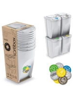 ODPADKOVÉ KOŠE 35 L SORTIBOX SET4 BALENÍ DIETNÍ ŠEDÁ ODPADKOVÉ KOŠE 35 L SORTIBOX SET4 BALENÍ DIETNÍ ŠEDÁ