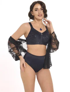 Měkká podprsenka s kosticí Viki Zuza 586 Night Blue 80-95