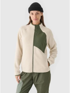 Dámský sherpa fleece se stojáčkem 4F 4FRAW24TFLEF362-12S